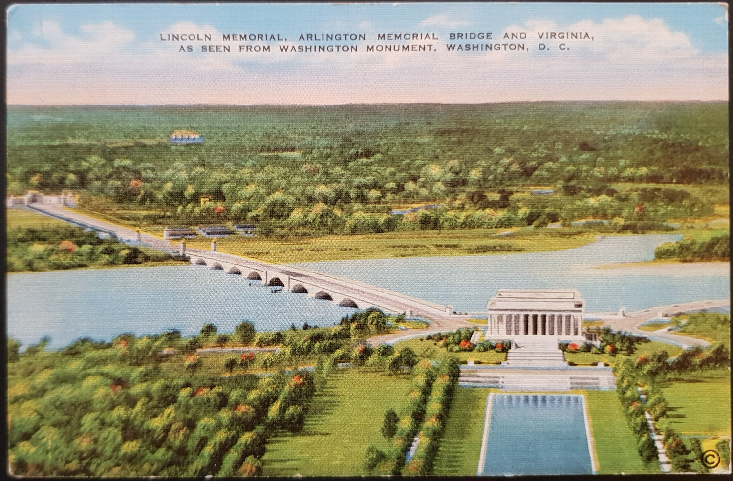 postcard USA - DC - District of Columbia #0001 (image for) postcard USA - DC - District of Columbia #0001